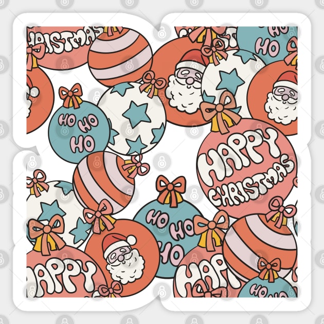 Retro Christmas Sticker by SturgesC